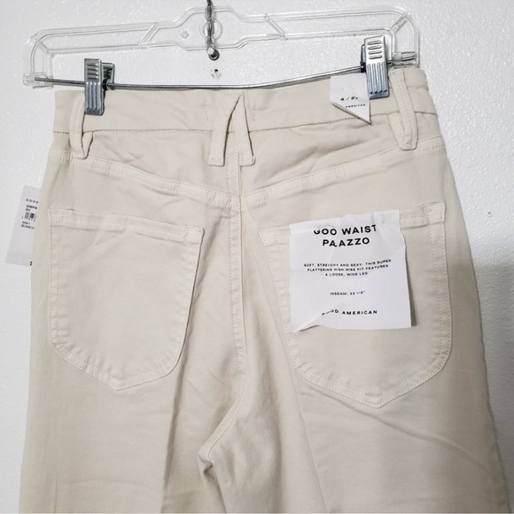 Good American Good Waist Palazzo Jean - Picture 3 of 8